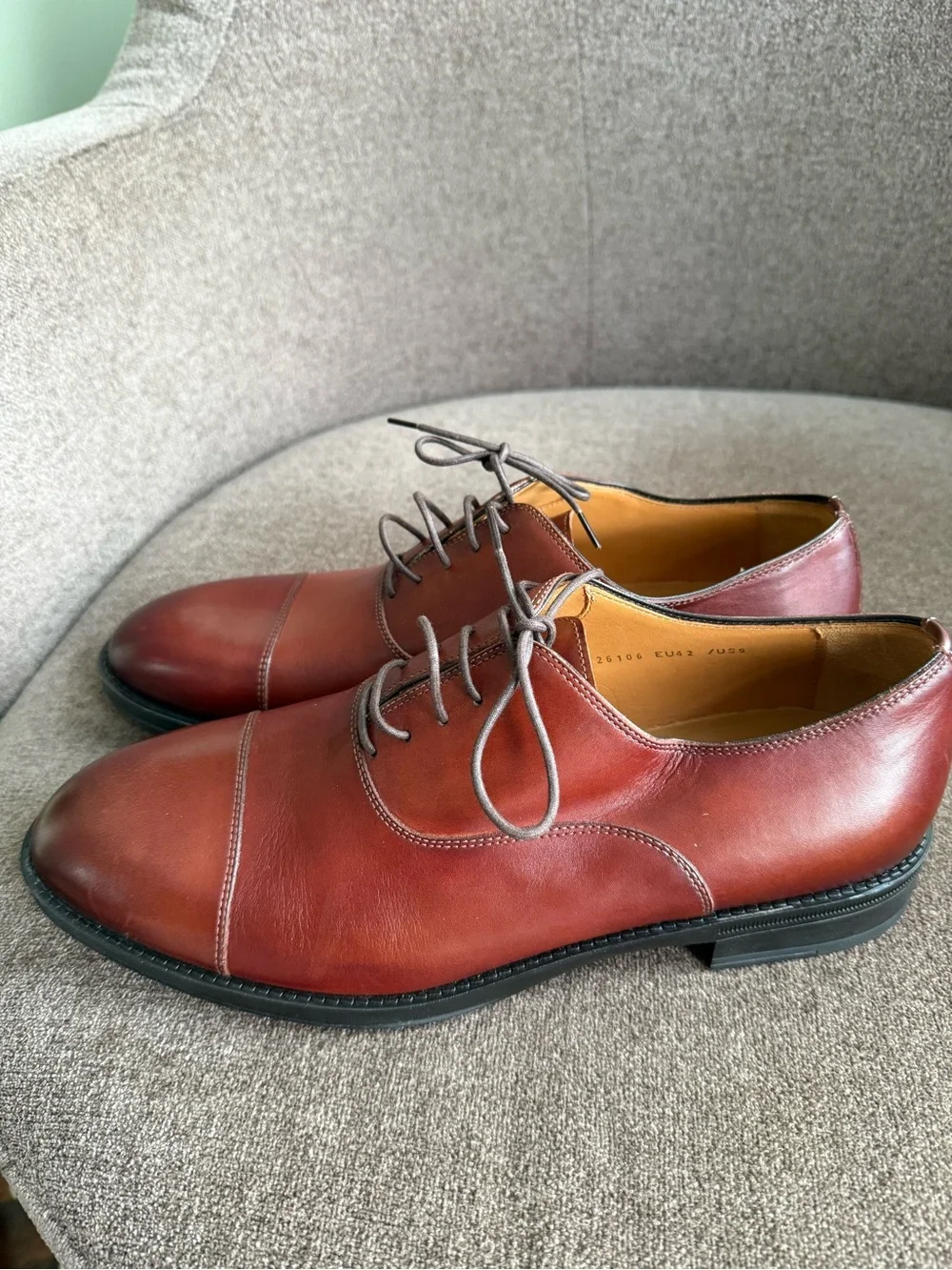 Magnanni Men's Brown Cap-Toe Oxford